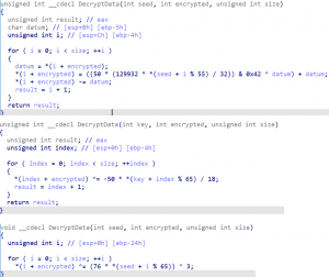 RecordBreaker Loader Decryption Ciphers